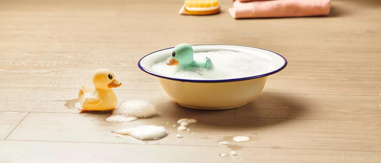 Aqua CLIC it! klikk rendszer vízállóságot biztosít a laminált padlók számára