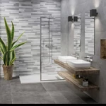 LUNART Brilla Brick Antracite csempe Nat./Ret. 25x75