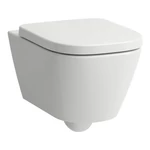 LAUFEN MEDA perem nélküli fali WC ülőkével, Matt Black