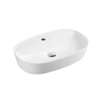 LUNART by AQUORE Norma 61M mosdótál csaplyukkal, Glossy White