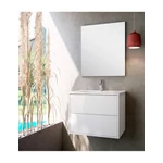 LUNART Mio 80 2 fiókos alsószekrény, White
