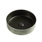 LUNART by AQUORE Milla 350 mosdó, Brushed Black / Black