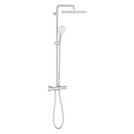 GROHE Tempesta Cube 250 thermosztátos zuhanyrendszer szögletes fejjel, Chrome