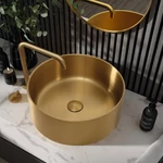 Lavabos Metal 2 Gold fém mosdó