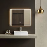 LUNART Maxim 1200 led tükör 4000K/5700K 30W, dupla szenzor, páramentesítő funkció, USB kimenet