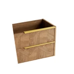 LUNART Abbot fogantyú Moove 60 és Lolita 60 bútorhoz 2 db/csomag, Gold