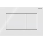 GEBERIT Sigma01 SQUARE működtetőlap 2 mennyiséges öblítéshez, fehér