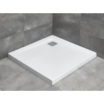 RADAWAY Argos C szögletes akril zuhanytálca szifonnal 90x90, fehér