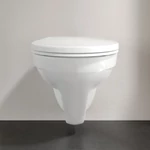 VILLEROY O.Novo perem nélküli fali WC, mély öblítésű, Soft-Close ülőkével, 540x360, Glossy White A.