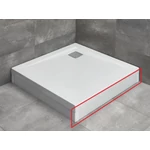 RADAWAY Argos C 80 zuhanytálca előlap, fehér