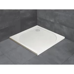 RADAWAY Paros C szögletes műmárvány zuhanytálca szifonnal, állítható lábakkal 90x90, fehér