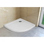H2O Nero C szögletes akril zuhanytálca szifonnal 90x90, fehér