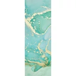 HB SPC/vinyl vízálló fali panel, Painted Marble Green (2605 x 934 mm)