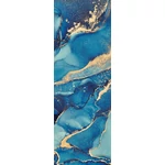 HB SPC/vinyl vízálló fali panel, Painted Marble Dark Blue (2605 x 934 mm)