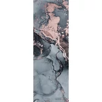 HB SPC/vinyl vízálló fali panel, Painted Marble Black (2605 x 934 mm)