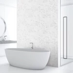 HB SPC/vinyl vízálló fali panel, White Marble