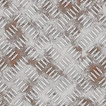 HB SPC/vinyl vízálló fali panel, Weathered Diamond Plate