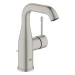 GROHE Essence mosdócsaptelep leeresztővel M-es méret, Supersteel