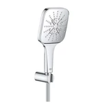 GROHE Rainshower SmartActive 130 Cube zuhanygarnitúra, 3 féle vízsugaras kézizuhannyal, Chrome