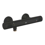 GROHE Grohtherm 500 termosztátos zuhanycsaptelep, Matt Black