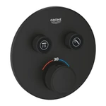 GROHE Grohtherm SmartControl termosztátos falsík alatti zuhanycsaptelep, Phantom Black