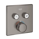 GROHE Grohtherm SmartControl termosztátos falsík alatti szögletes zuhanycsaptelep, Brushed Hard G.