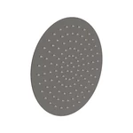 LUNART kerek fejzuhany 300mm slim, Gun Metal