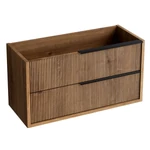 LUNART Moove 100 2 fiókos alsószekrény 101x45x55cm, Oak
