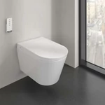 VILLEROY Tivo bidéfunkciós WC+ülőke, Glossy White Alp
