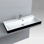 LUNART Marcus 1000 mosdó, fényes RAL 9005 - Black