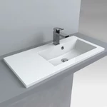 LUNART Liam 800 R mosdó, fényes fehér