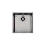 REGINOX New York 40x40 rozsdamentes mosogató, Gun Metal Silver
