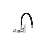 LUNART Pluto fali konyhai csaptelep, Black Chrome