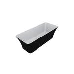 LUNART Adrienne kád, fényes RAL 9005 - Black
