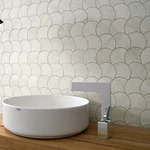 COEM Reverso2 Mosaico Wavy White Nat./Ret. burkolólap