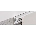 Porfestett alumínium L profil 2700x10mm, matt fehér