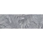 LUNART Brilla B Foglie Antracite csempe Nat./Ret. 25x75