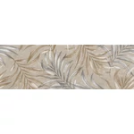 LUNART Brilla A Foglie Sabbia csempe Nat./Ret. 25x75