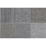 LUNART Brilla Inserto Galassie Antracite A+B csempe Nat./Ret. 25x75