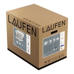 LAUFEN MEDA Kombipack, perem nélküli fali WC ülőkével, Matt Black