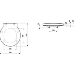 LAUFEN VAL WC ülőke és tető lecsapódásgátló mechanizmussal, White