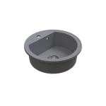LUNART Suzie egymedencés gránit mosogató, Light Grey