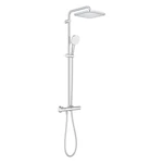 GROHE Tempesta Cube 250 thermosztátos zuhanyrendszer szögletes fejjel, Chrome