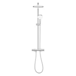 GROHE Tempesta Cube 250 thermosztátos zuhanyrendszer szögletes fejjel, Chrome