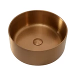 Lavabos Metal 3 Rosa fém mosdó