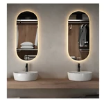 LUNART Caps 500 led tükör 4000K/5700K 30W, dupla szenzor, páramentesítő funkció