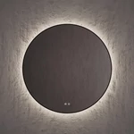 LUNART Erin 80 természetes fényű (4000K) LED tükör háttérvilágítással, páramentesítő funkció, Black