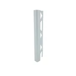 Szögletes, polírozott alumínium élprofil 2700x10mm, króm