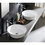LUNART by AQUORE Zoja 360 mosdótál, Glossy White