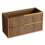 LUNART Moove 80 2 fiókos alsószekrény 81x45x55cm, Oak